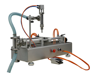 Semiautomatic filling machine (horizontal)
